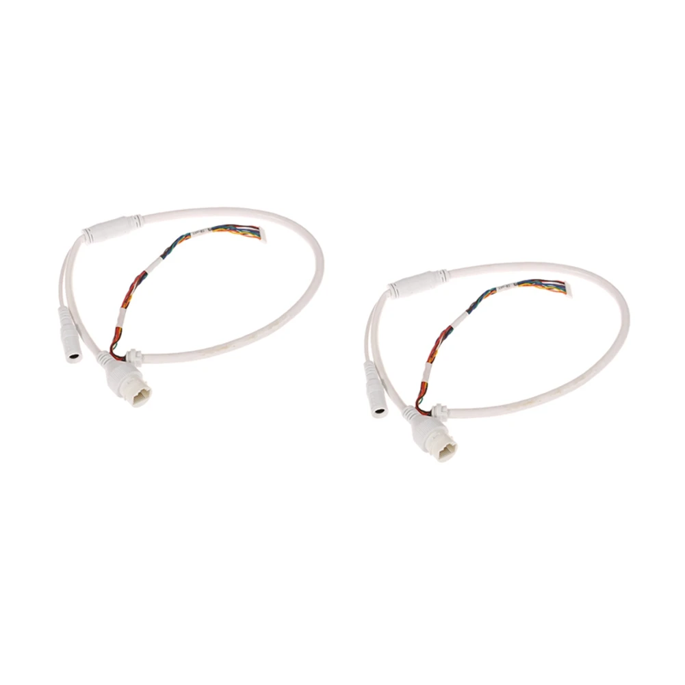 24-Hour Delivery 2Pcs For Hikvision Ip Camera Ethernet Lan Cable Poe RJ45 10 Pin 10 Core Network Cable 2Pc