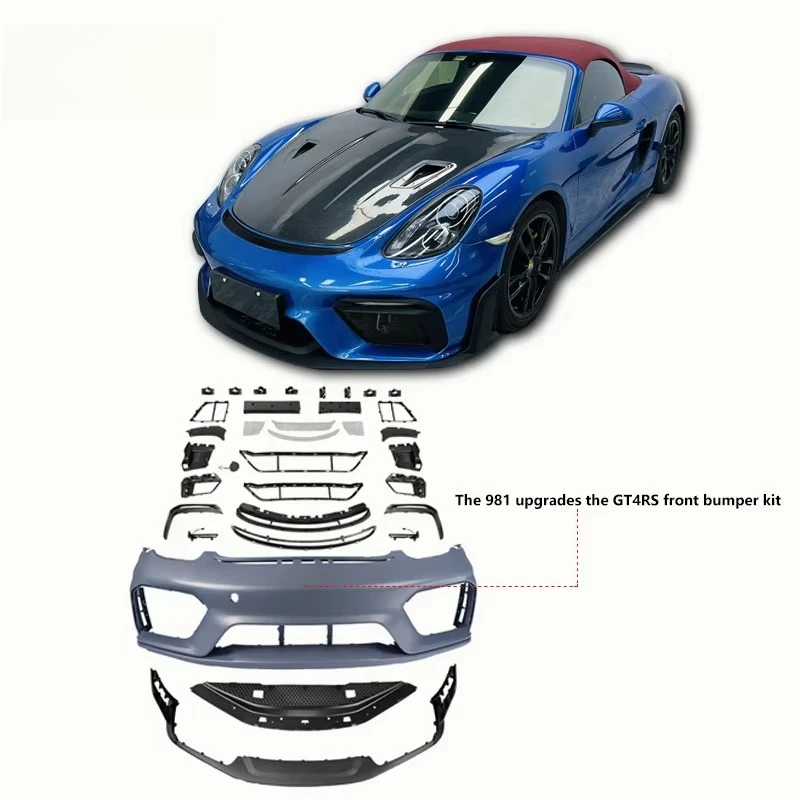 

STLF Carbon Fiber GT4RS Facelift Body Kit for Porsches Cayman Boxster 718 981 Upgraded Bumper New Condition