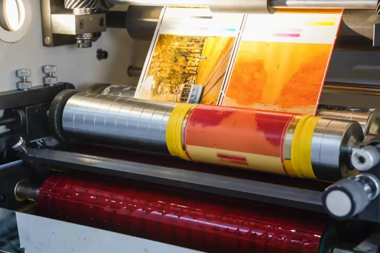 Customized Flexographic Printing Machine For Small Business With Automatic Label Sticker Customized Printed Paper Bags And Th