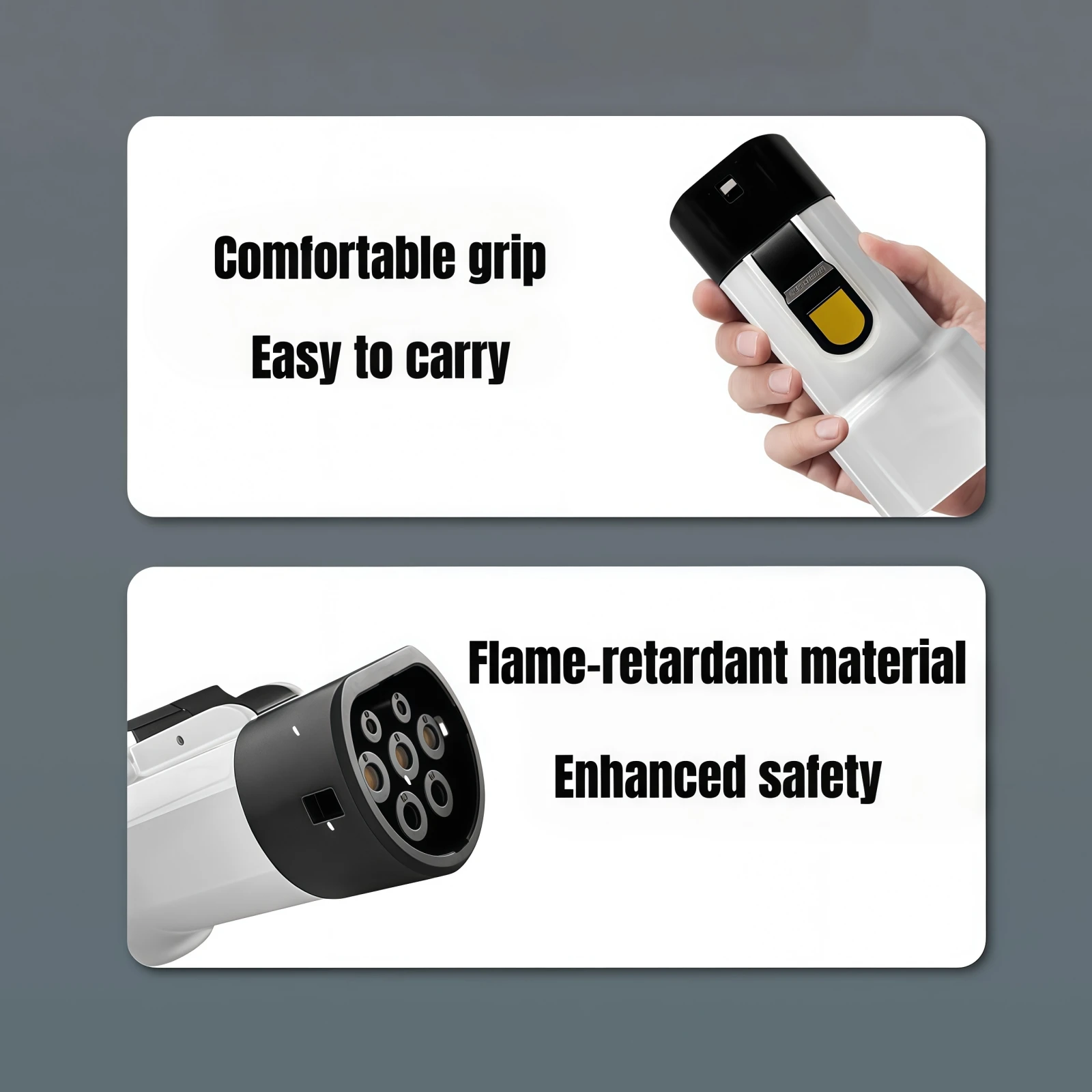 Type 2 V2L Discharger Adapter 16A 3.5KW Type2 Electric Car Discharge Plug with EU Socket for BYD Jaecoo MG Renault KIA Camping