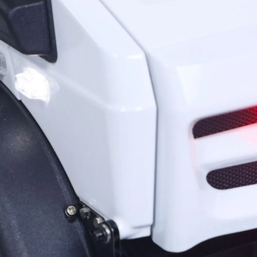 MT44023 LESU 1/14 Remote Control Off-road Car Metal 4WD RC All-Terrain Light Truck U4023 Light Sound Smoke Unit Axle Locks Model