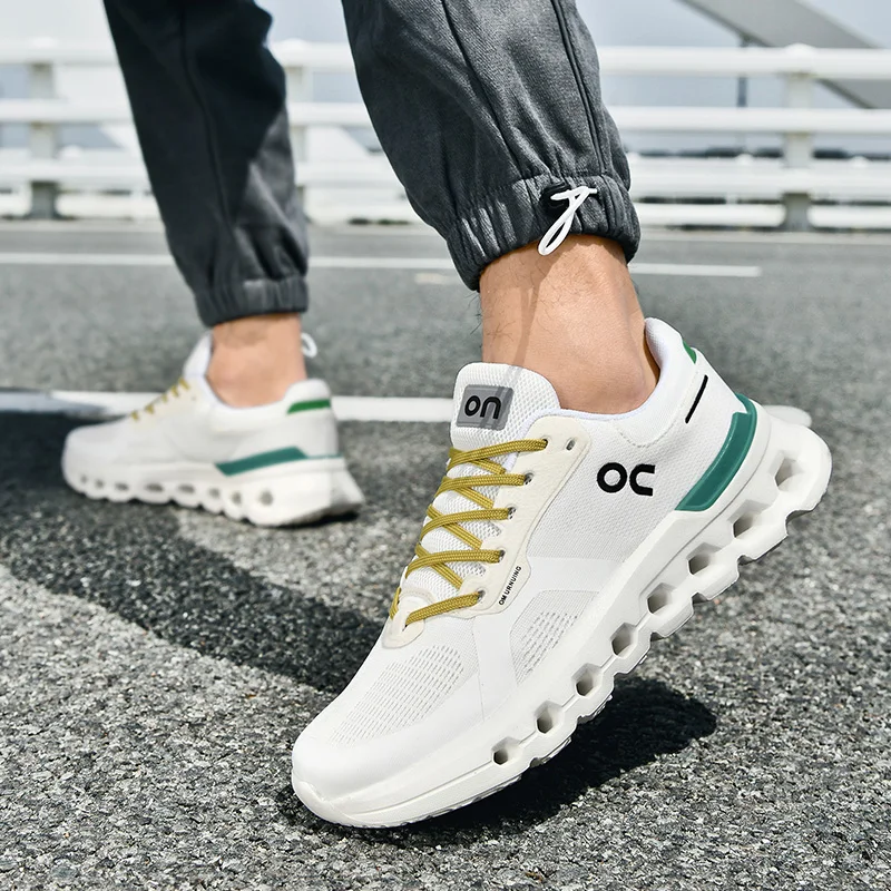 أحذية الجري للرجال متينة قابلة للتنفس ومضادة للانزلاق أحذية رياضية كاجوال للرجال خفيفة الوزن من الكربون أحذية رياضية برباط ناعمة للرجال #3