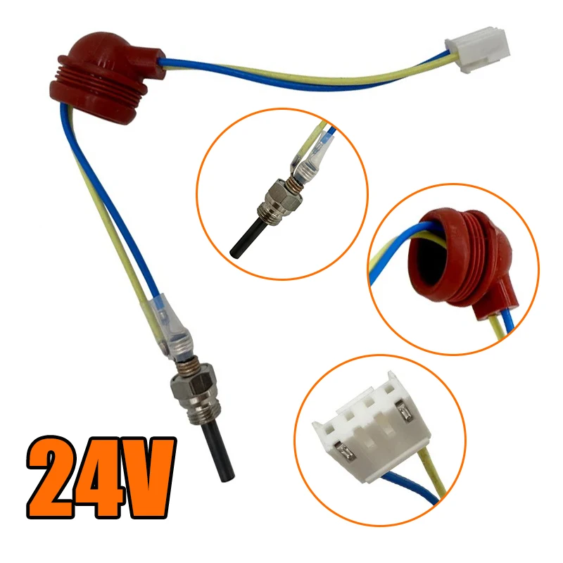 

24V Car Air Diesel Parking Heater Glow Plug Candle Cerami Pin Wrench For Eberspacher Webasto Heater Glow Pin Candle Truck Boat