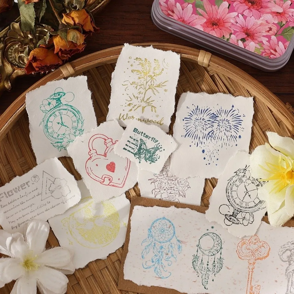 جديد مربع طالب مختمة متعددة الألوان التجفيف السريع الذاتي ختم الحبر حبر محايد صديقة للبيئة القطن القرطاسية Inkpad للطلاب