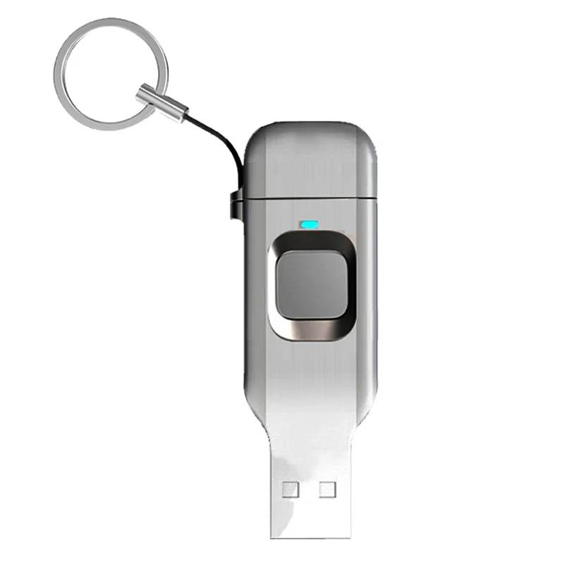 Practical-Fingerprint Flash Drive Metal OTG Pendrive USB3.0 Type C For Laptop Phone Lock Thumbdrive Jump USB Disk