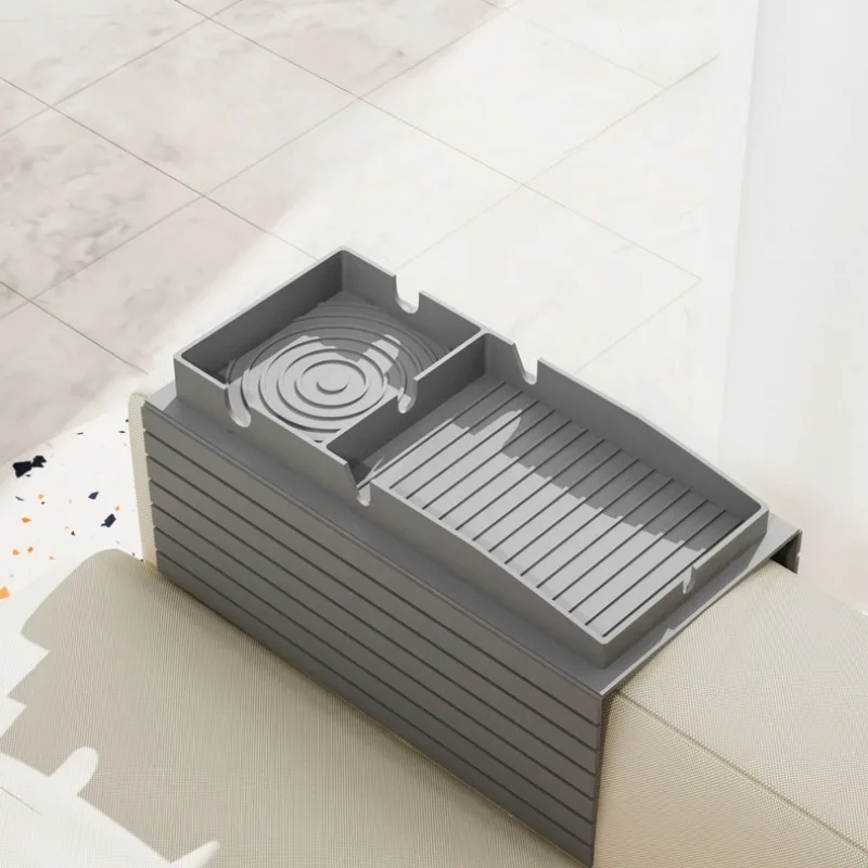 Multi-Functional Sofa Cup Holder Tray - Snack/Drink/Coffee Mat Armrest Table Remote/Phone/Tablet Stand Sofa Cup Pad for Home Use