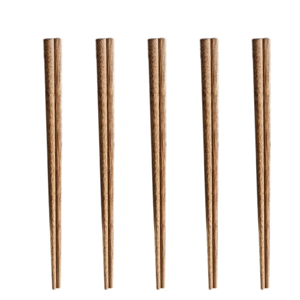 

10 pcs /Box Chicken Wing Wood Chopsticks Unpainted Wax Free Extra Long Solid Wood Sturdy Reusable Environment Friendly Sushi