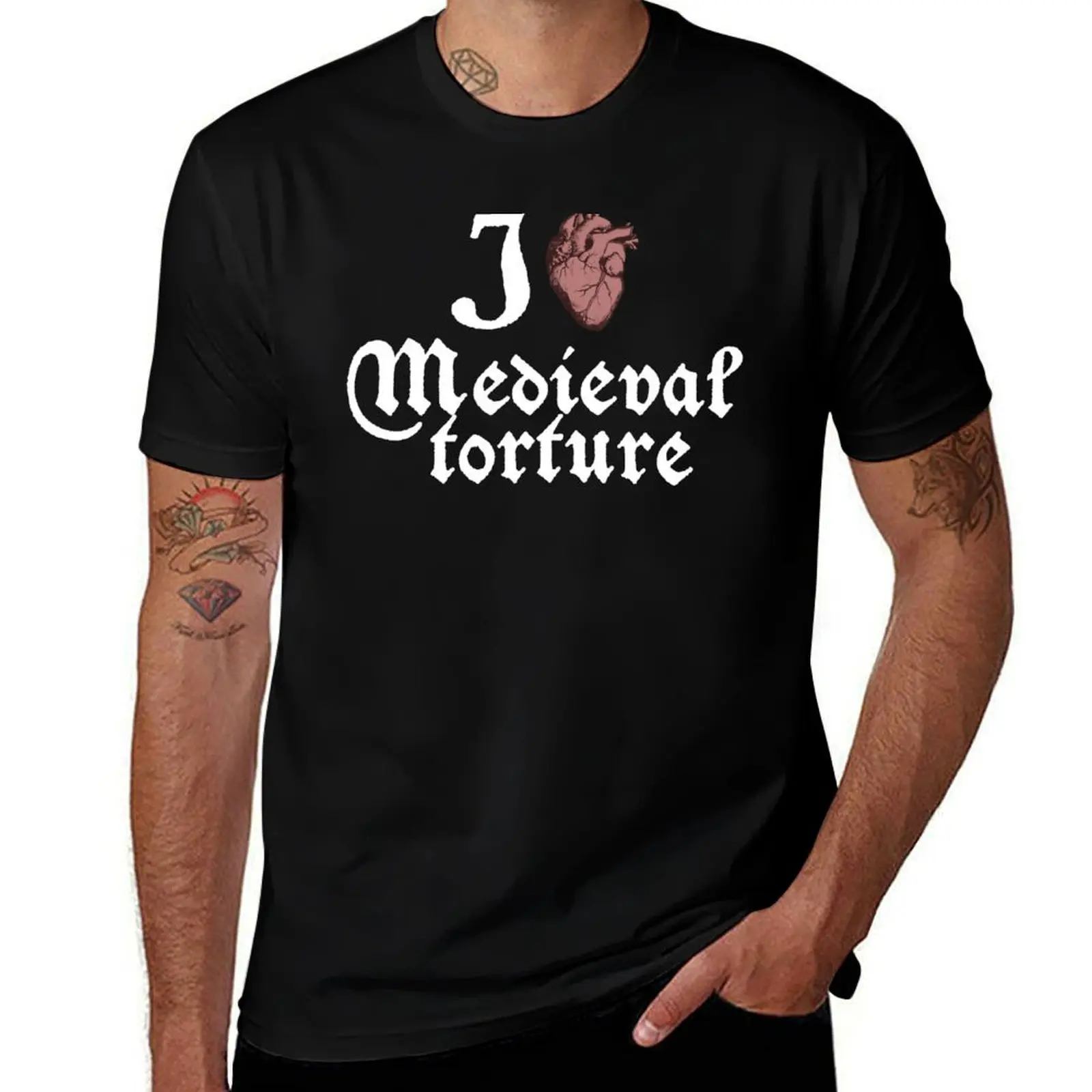 I LOVE MEDIEVAL TORTURE T-Shirt Holiday Simple Tee Shirt T-Shirt