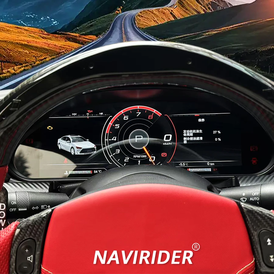 

Multifunctional LCD Instrument Panel For Maserati Gran Turismo GT 2007-2017 Car Speedometer Cluster Digital Dashboard SpeedMeter