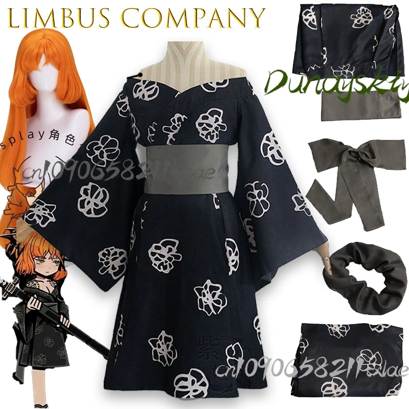 

Shop1104340175 Store Limbus Black Cloud Society Yisimayi Cosplay Costume Wig Black Lolita Dress Jirai Kei Halloween Christmas