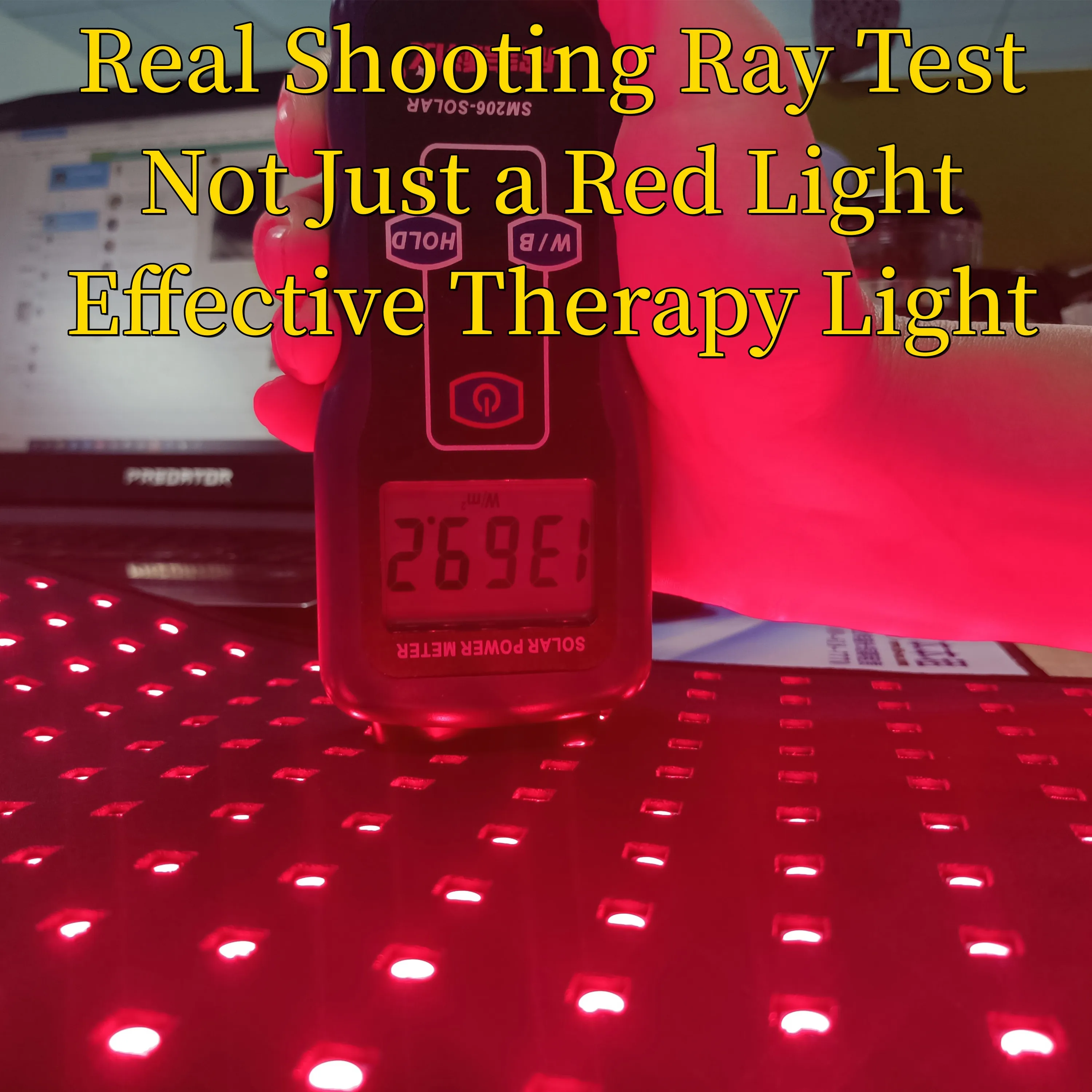 Pulse mode 300W flicker free pain relief red light therapy 660nm 850nm infrared light to give parents Christmas gifts