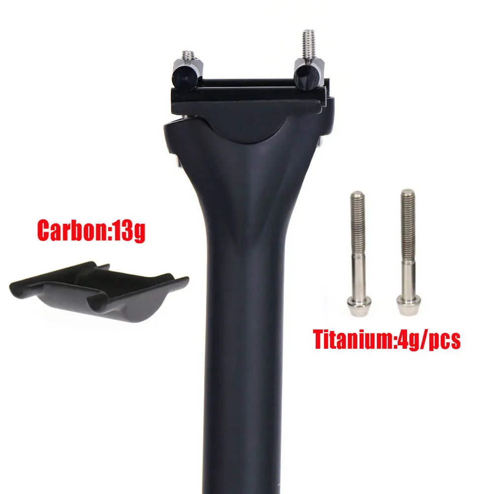 MTB Carbon Fiber Seat Post 27.2/30.9/31.6mm Mountain/Road Bike Seatpost UD Matte Bicycle Parts