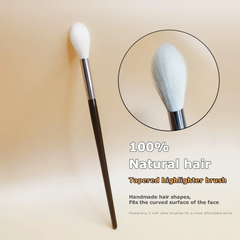 Sfumowane pędzle do makijażu z naturalnym włosiem kozi Wysokiej jakości pędzle do makijażu twarzy Blender Contour