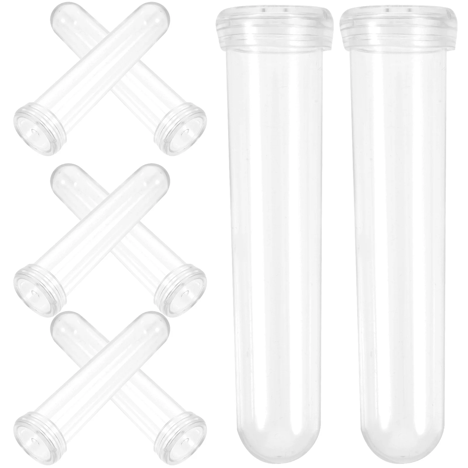 

50pcs Fresh-Keeping Plastic Nutrition For Florist Supplies Water Storage Floral Tubes Flower Water Vials Small Culture Tubes For