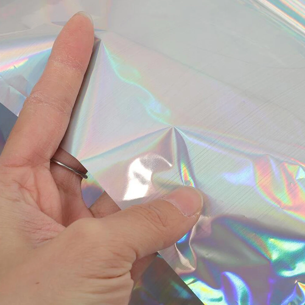 

2 Pcs Rainbow Tablecloth 137x274cm Iridescent Aluminum Film Rectangle Birthday Party Supplies Kids Disposable Picnic Cover