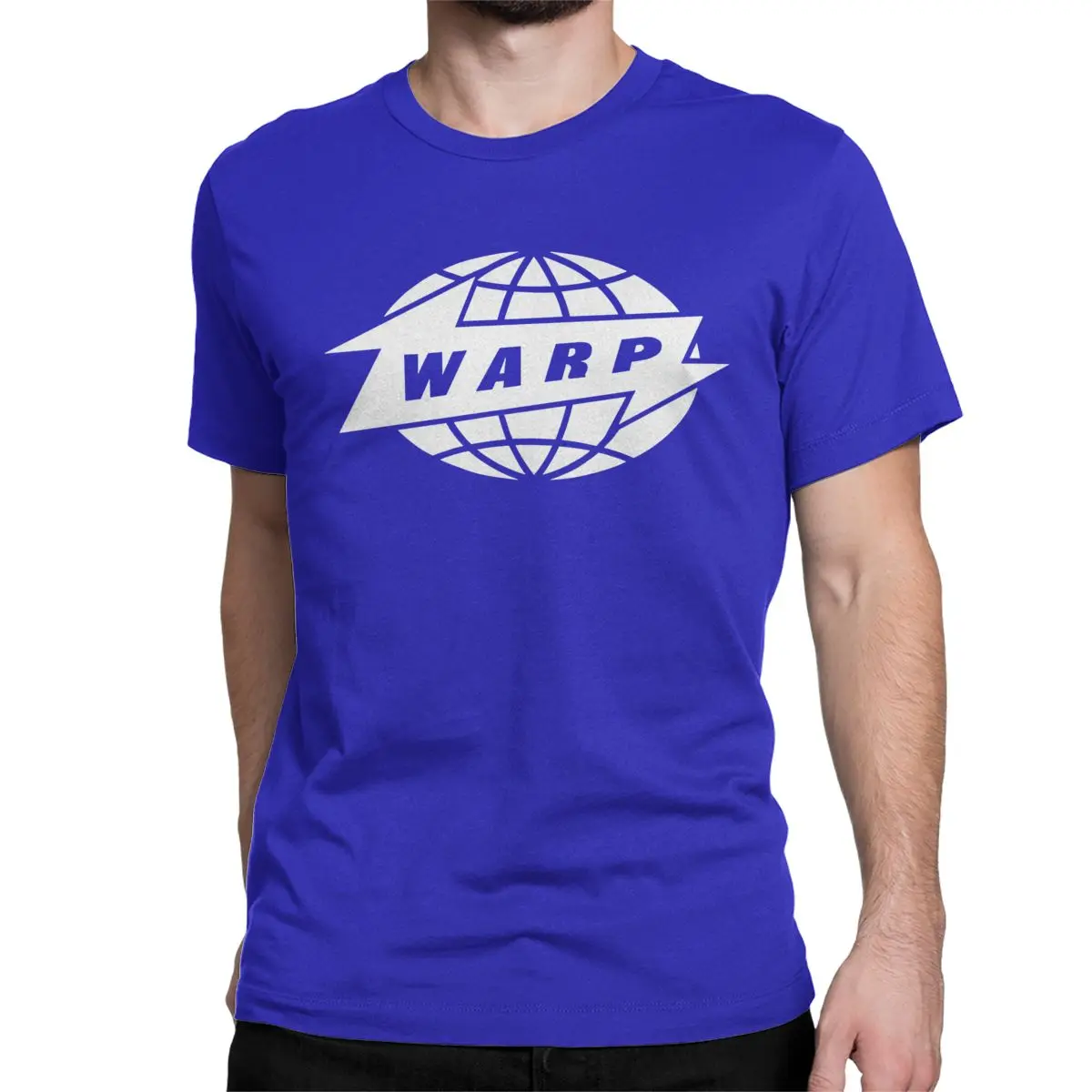 Men Women's Warp Records Streetwear Punk Logo T Shirt Aphex Twin