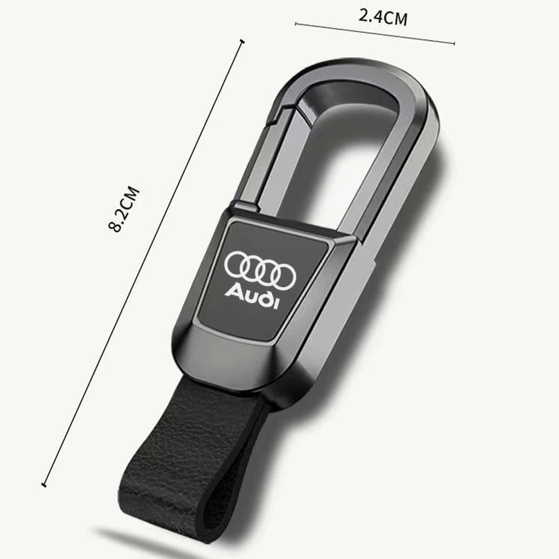 1pcs Car Badges Keychain Key Chain Rings Keyring Men Women Auto Accessories For Audi A1 A3 A4 A5 A6 A7 A8 Q2 Q3 Q5 Q7 TT S3 S4