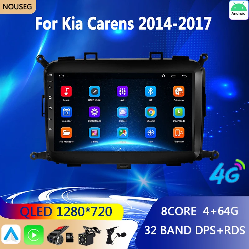 

Android Car Radio Carplay for Kia Carens 2013 - 2018 Multimedia Video Player Navigation GPS Autoradio Audio Auto BT