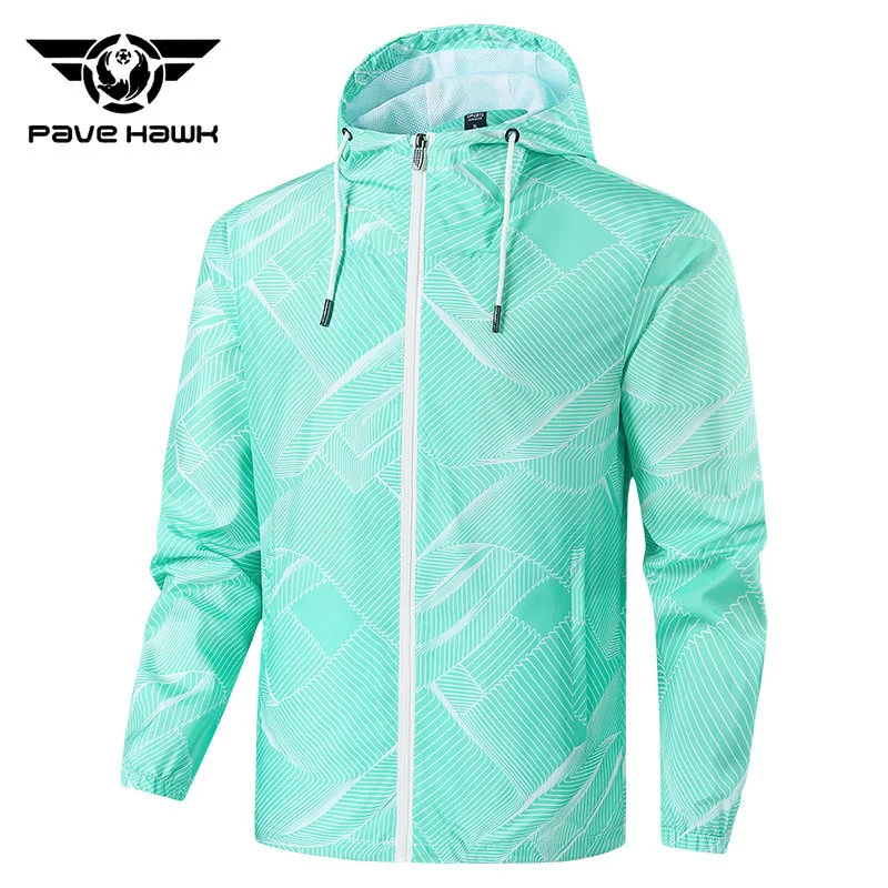 

Spring Summer Sports Jacket Men Windbreaker Waterproof Outdoor Hiking Jackets Wear-resisting Breathable Anti Sunburn Hoodie