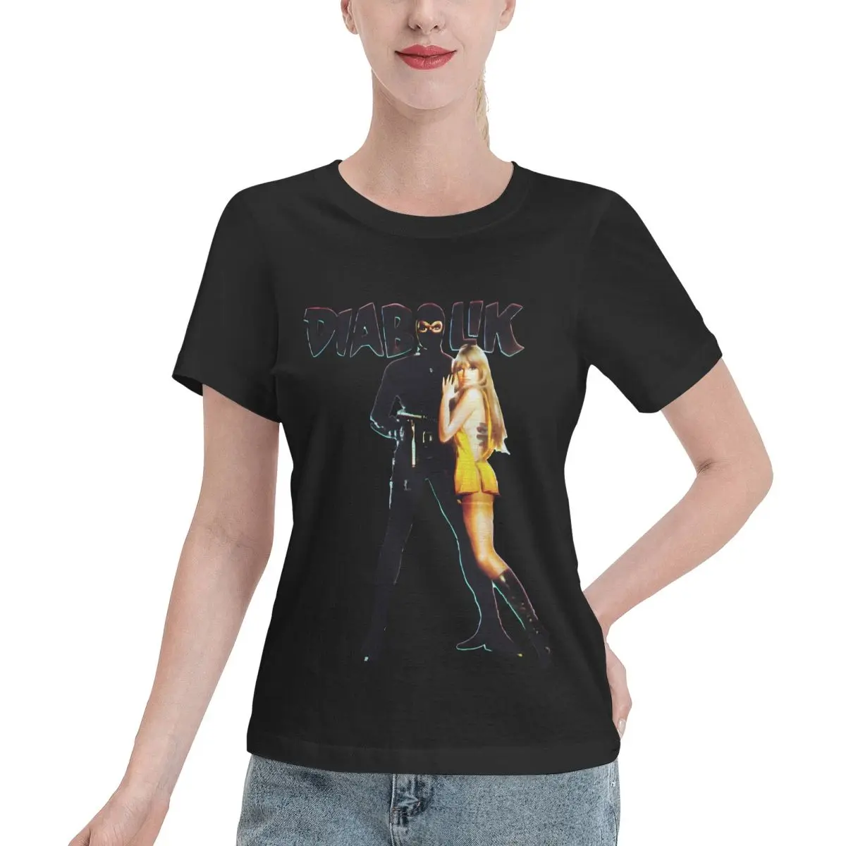 Discount Danger Diabolik Women's T-shirt Stylish Travel Wear Top