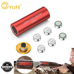 CVLIFE 12 Gauge Rifle Laser Bore Sight Red Dot Boresighter Aluminum with 2 Sets of Batteries Scopes Optics Picatinny Mount