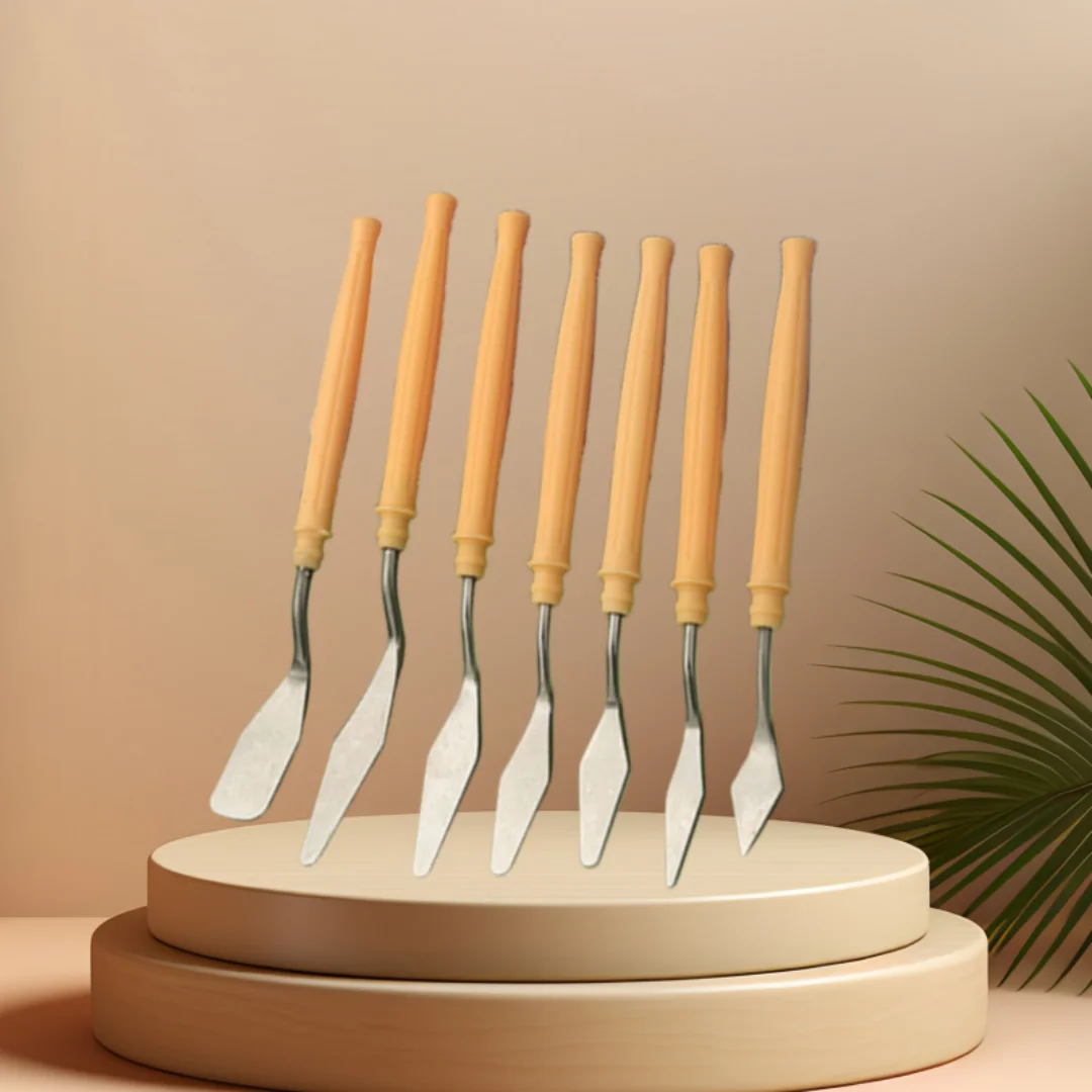 Single Art Scraper Oil Painting Knife Plastic Scraper, Gouache, Acrylic Scraper Palette Knife Set Pick Knife Spatula Knife