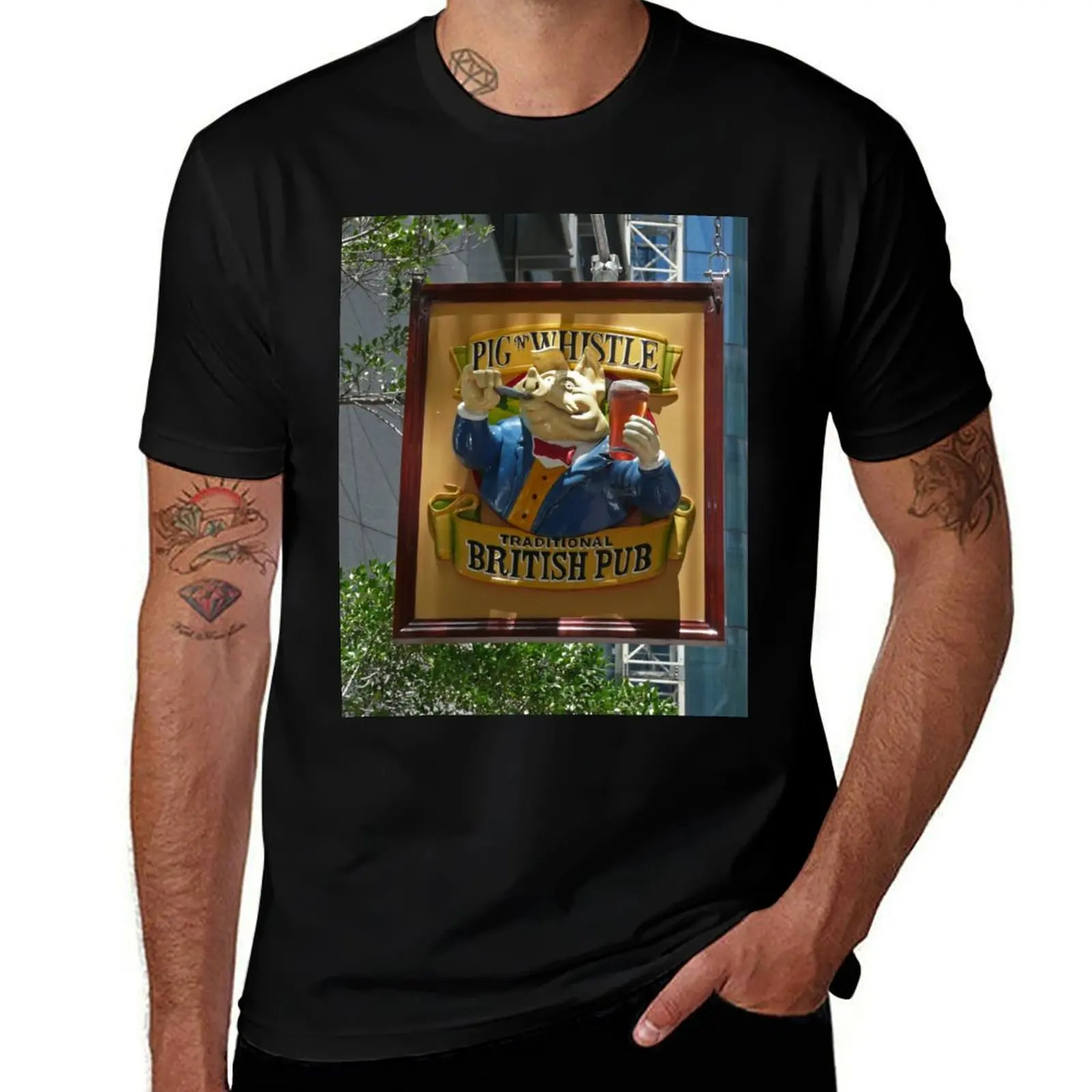 

Pig n Whistle T-Shirt man t shirts cotton t shirt personalised T-Shirt