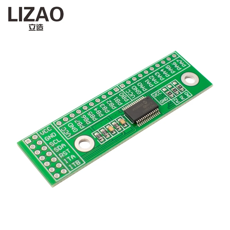 MCP23017 16-Channel I2C I/O Expansion Module, 16-Bit GPIO Converter for Arduino & Raspberry Pi Projects