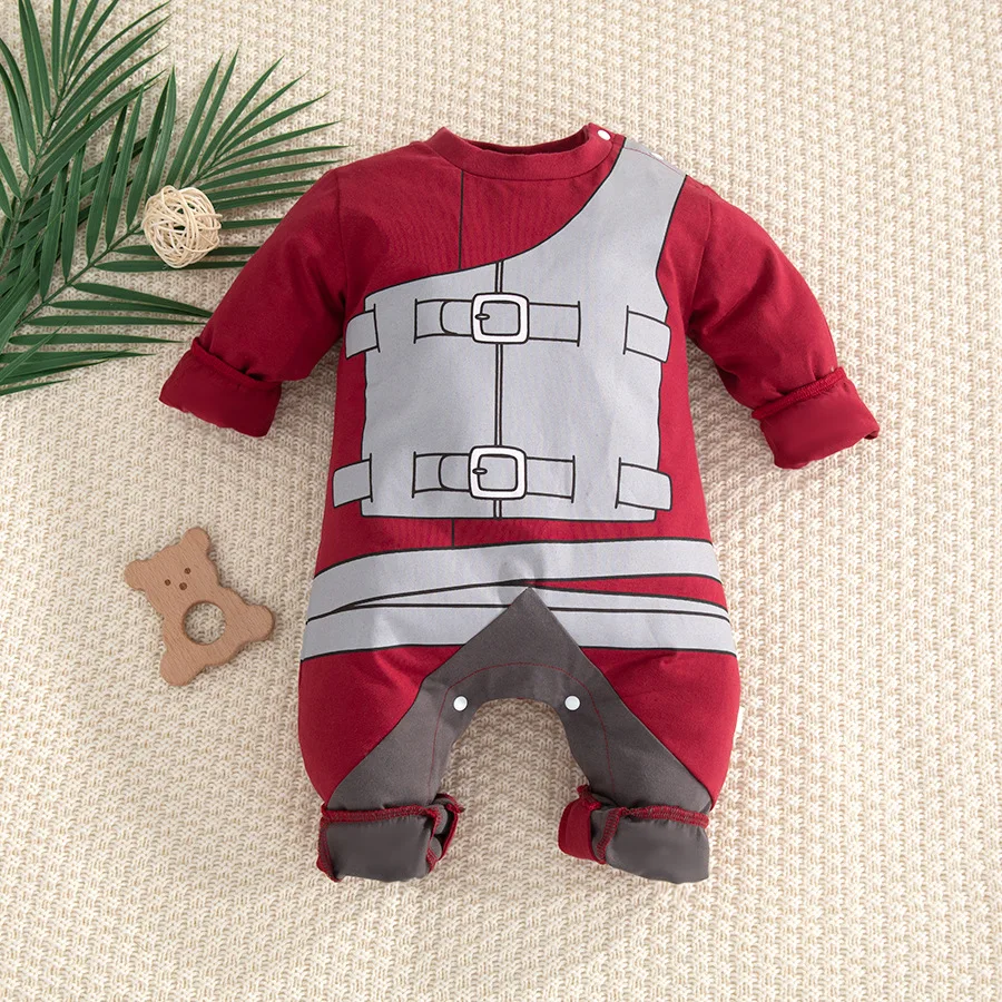 Naruto Anime Infant and Toddler One-Piece Pajamas Rompers Uzumaki Naruto Hatake Kakash COS Cosplay Baby Uchiha Sasuke Costume