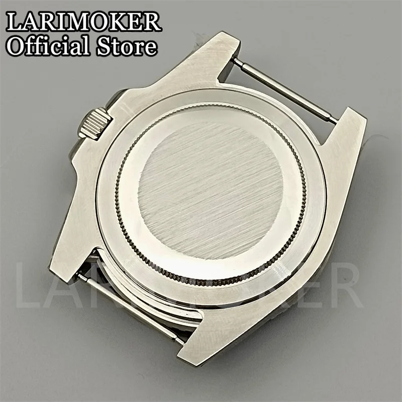 LARIMOKER 40mm Retro new baffle watch case domed  glass fit NH35 NH36 NH34 ETA2824 PT5000 Miyota9015 movement