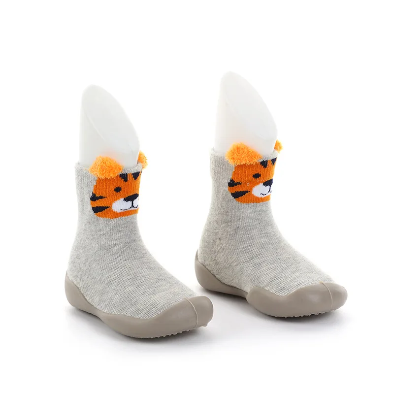 Baby Toddler Shoes Baby  Shoes Non-slip Fox Tiger  Thickening Shoes Sock Floor Shoes Foot Socks Animal Style