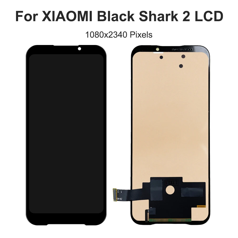 100% Tesed For Xiaomi BlackShark 2 LCD Display Touch Screen Digitizer Assembly Replace For Xiaomi Black Shark 2 Pro DLT-A0 LCD