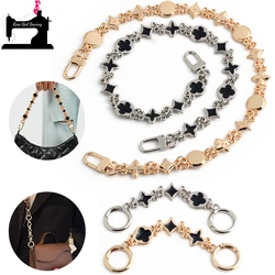 2/10/20PCS 14.5cm/49cm Metal Extension Chain With Ring For DIY Chain Charm Shoulder Handbag Handles Decorative Gift Accessories