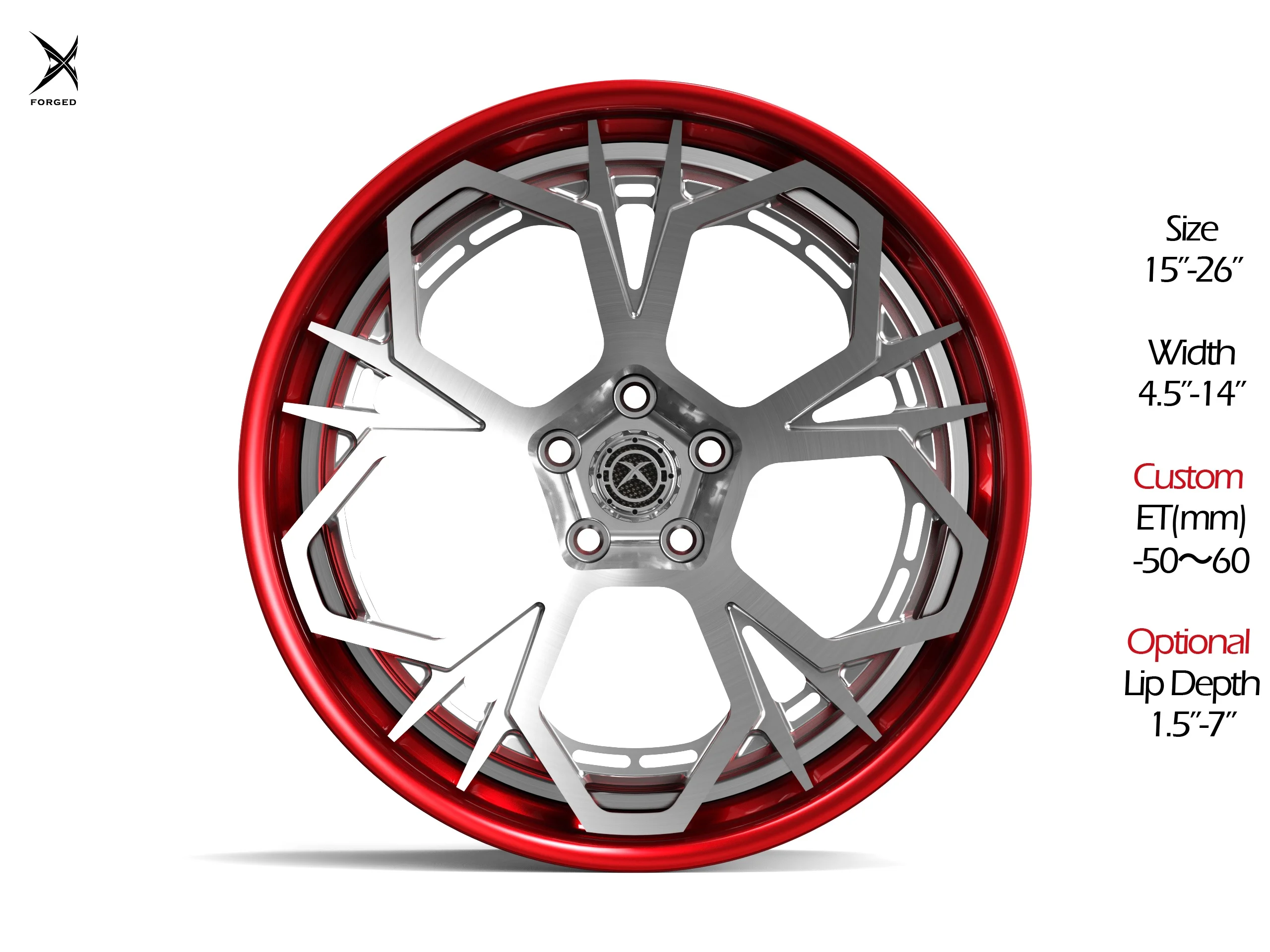 

for Custom Luxury Forged Wheels 6061 T6 New 2pcs 40mm ET 98mm PCD Concave Design Lifetime Warranty5x114.3