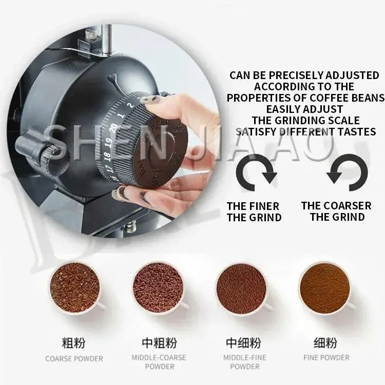 

110 В 90 мм заусенцы с плоскими заусенцами-призраками, итальянская кофемолка для ручного заваривания чая, электрическая кофемолка для эспрессо, кофемолка 220 В