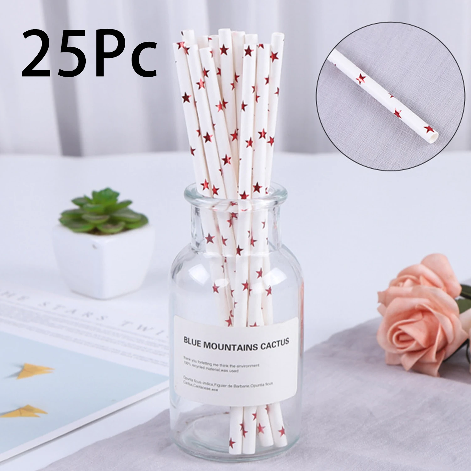 子供のための使い捨て紙ストロー,カラフルな飲用ジュース用キッ - Paper Straw Color のレビューと価格