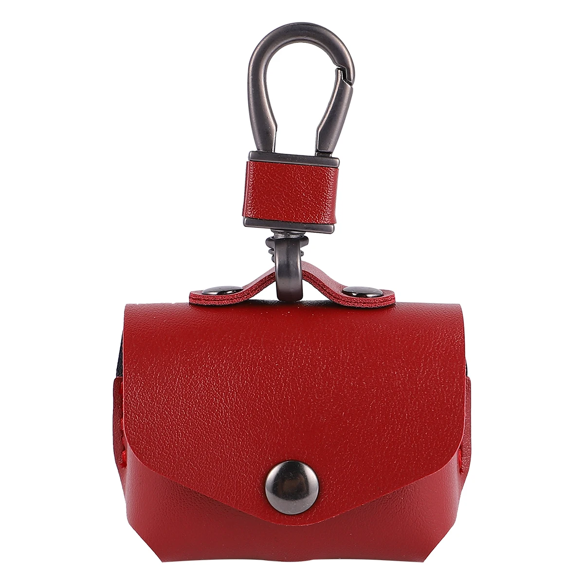 

Protective Case for Wireless Earphone Charging Bag with Metal Keychain Portable Scratchproof Durable Easy Charging