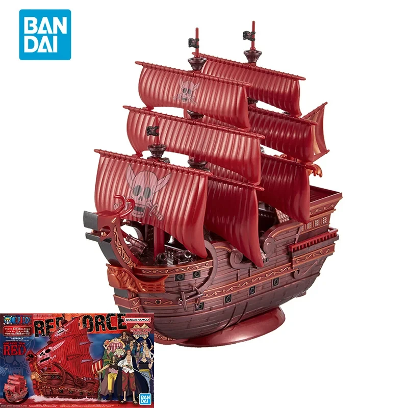 

Bandai One Piece Assembling Model Grand Ship Series Shanks Red Force Pirate Ship Commemorative Color Boy Birthday Gift