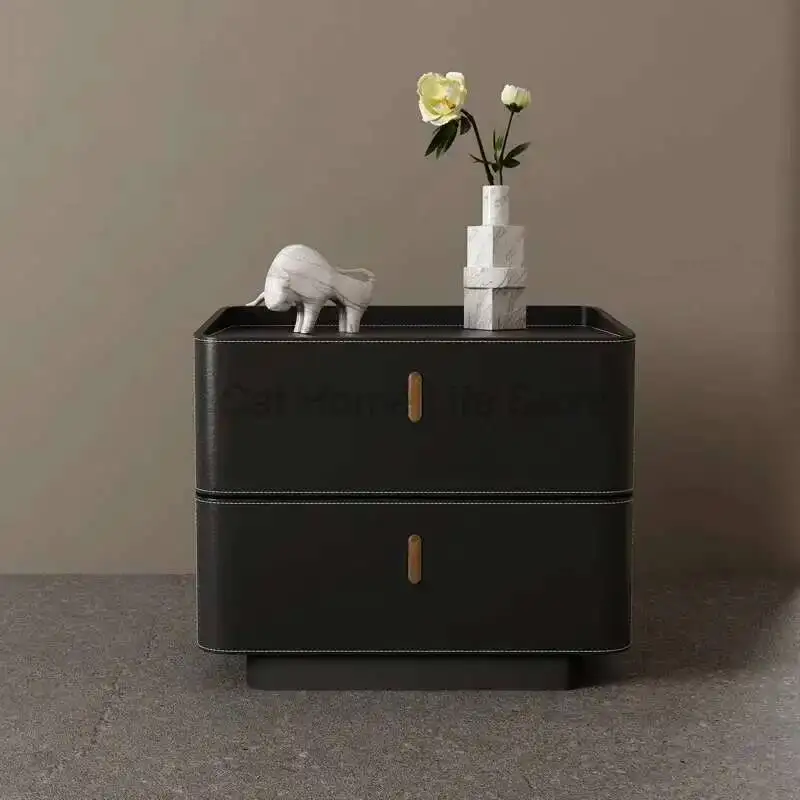 

Bedroom Nordic Nightstands Side Irregular Drawers Cute Smart Rattan Nightstand Modern Muebles Para El Hogar Beds Furniture