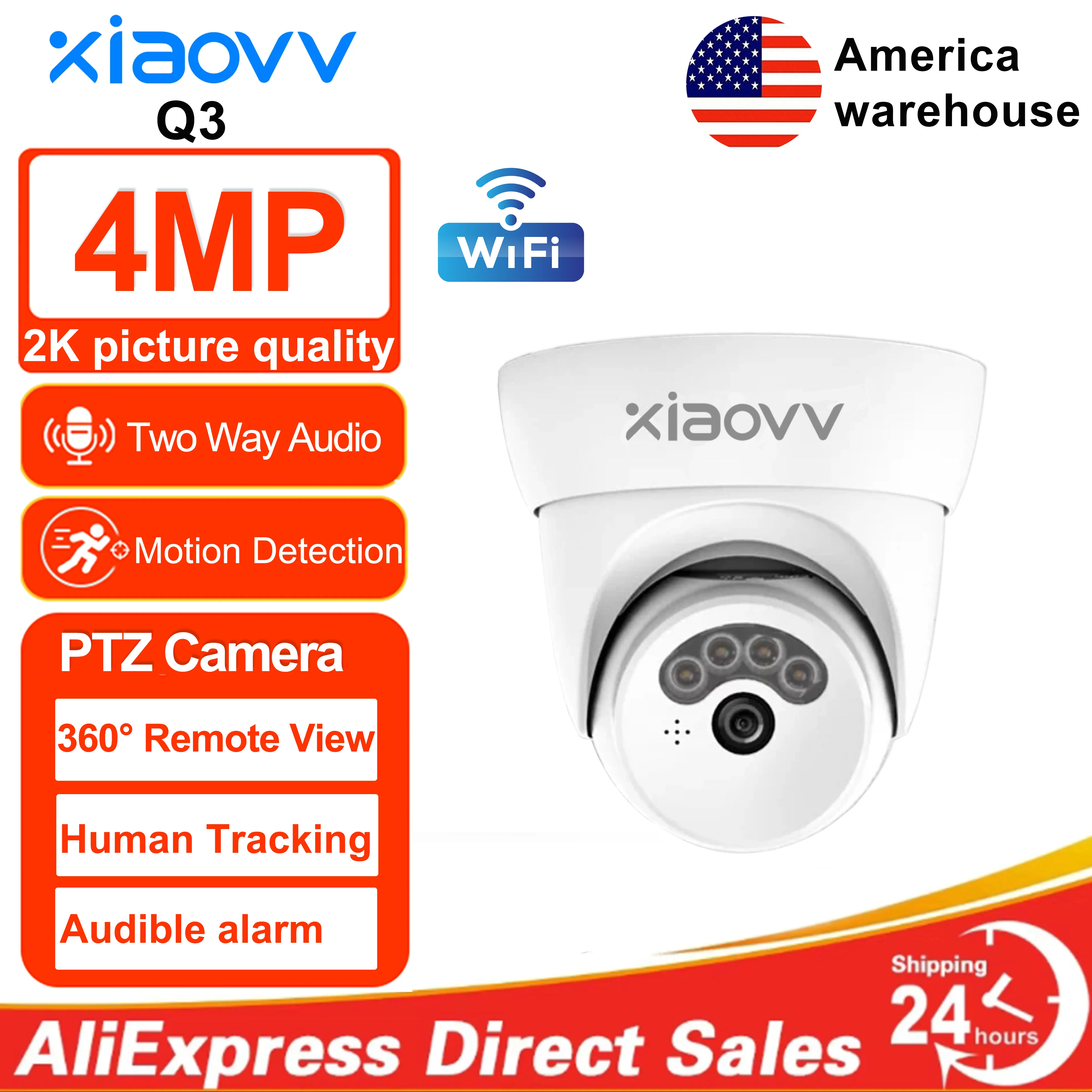 Xiaovv 4MP Wifi Dom… - image