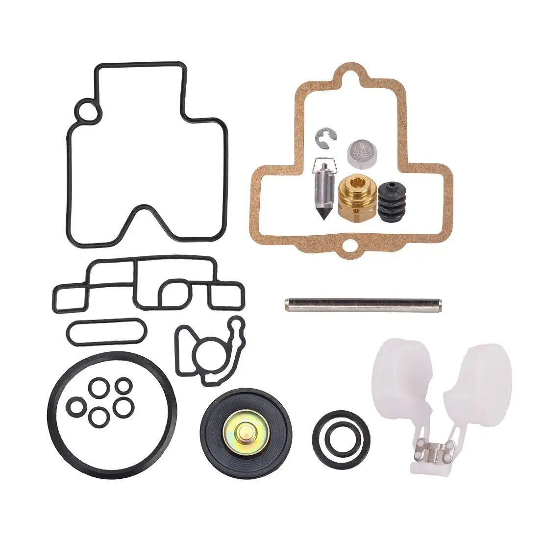 4 Sets Motorcycle Carburetor Carb Repair Rebuild Kit Spare Jets Float Fit for FCR Slant Body 28 32 33 35 37 39 41 mm