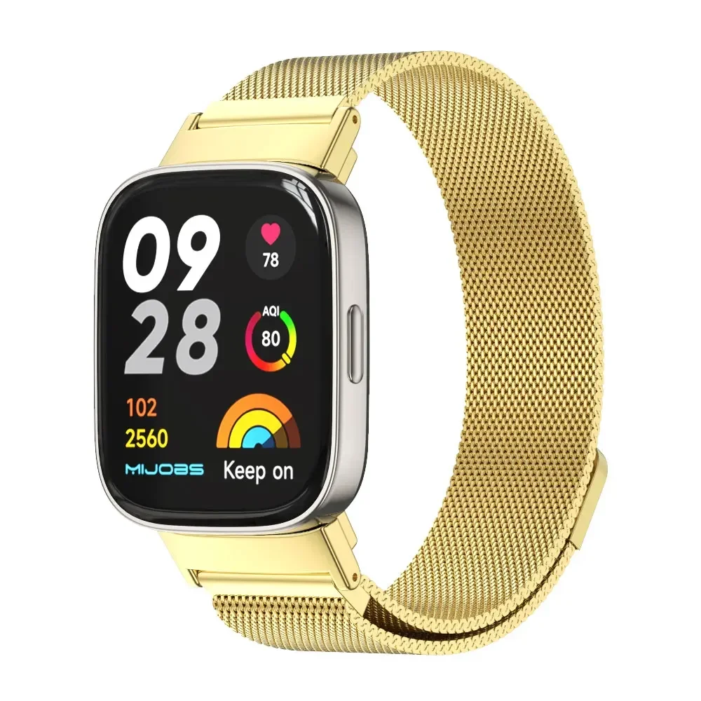 Magnetic Metal Strap For Redmi Watch 3 Lite Smart Watch Stainless steel Bracelet Watchband For Redmi