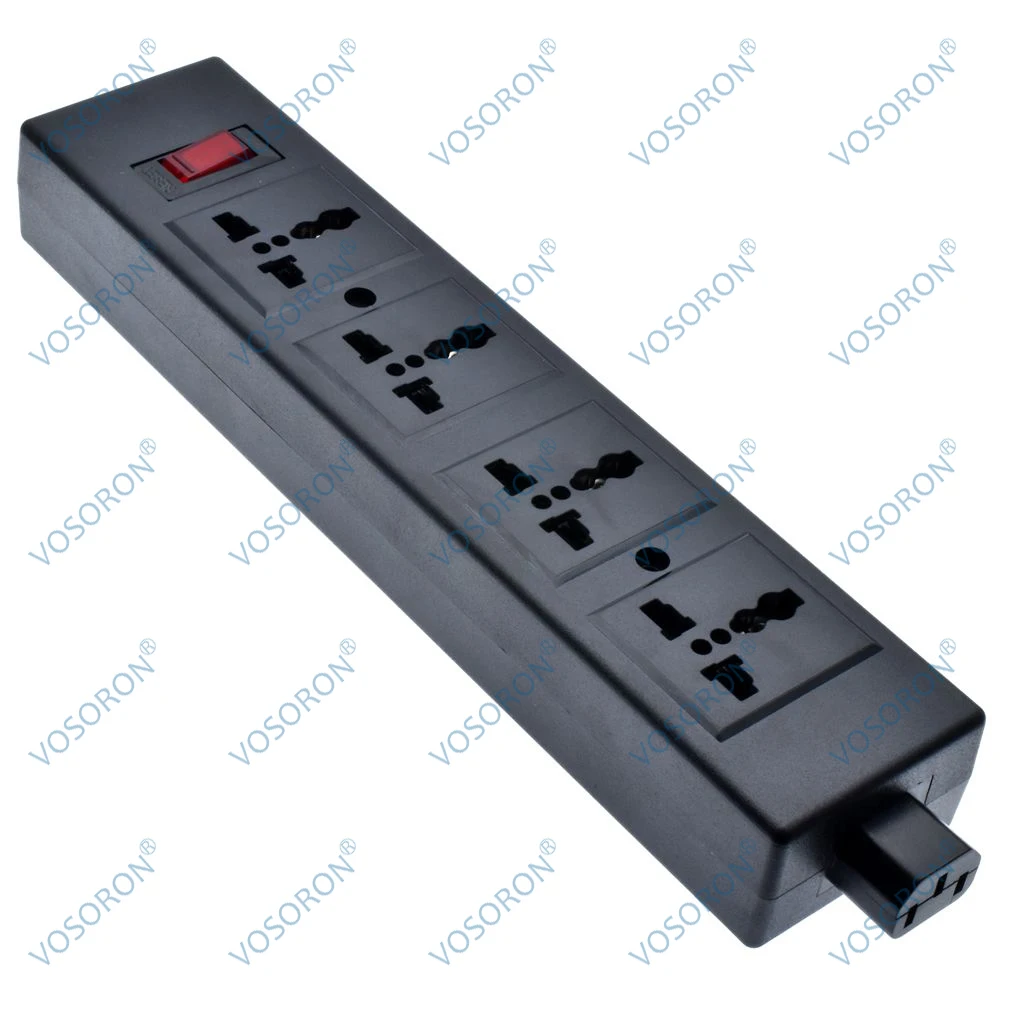 PDU Power Strip Extended for laboratory Overload Protector ,with safety Shutter Universal Outlet extend with IEC320 C13 Outlet