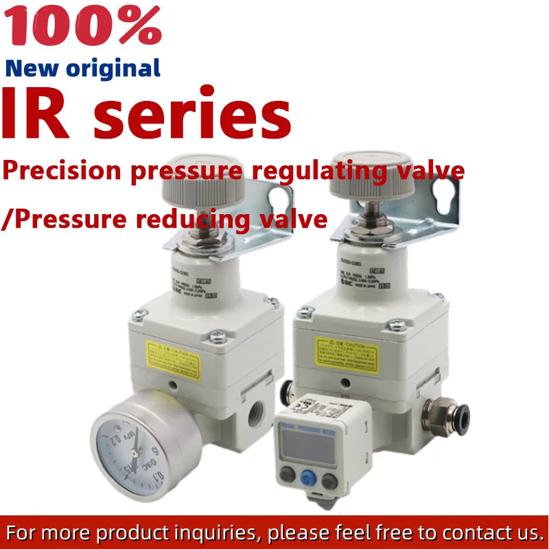 Nowy IR1000-01 IR1010-01 IR1020-01 IR1000-01BG IR1010-01BG IR1020-01BG SMC precyzyjny regulator ciśnienia zawór redukcyjny ciśnienia