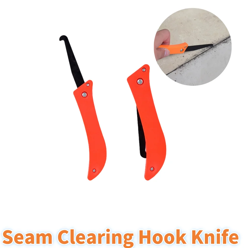 Especial Slotting Knife, Ferramenta de construção, Azulejo e Pavimento Tile Joint Cleaning Hook Knife, Tijolo Joint Gap Limpeza Folding Saw