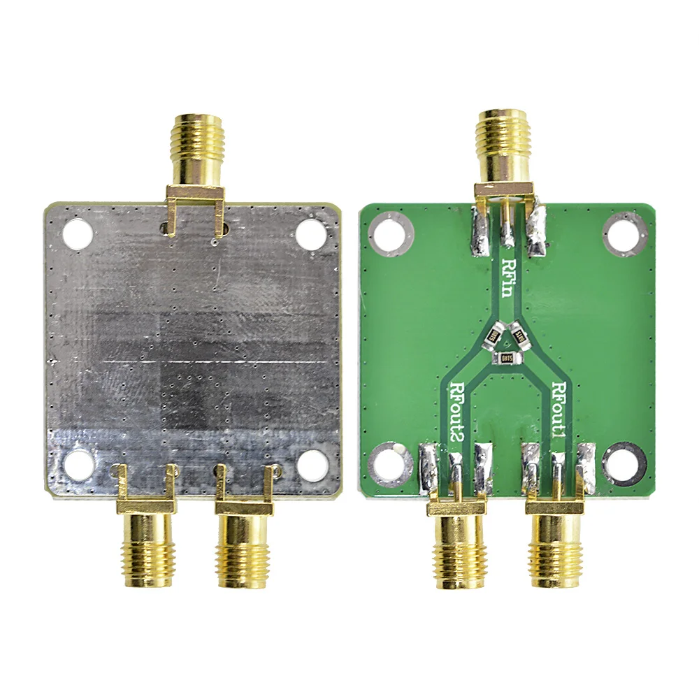 RF Microwave Resistor Power Splitter Power Distributor Module Radio Frequency Divider Power one-to-two Distributor