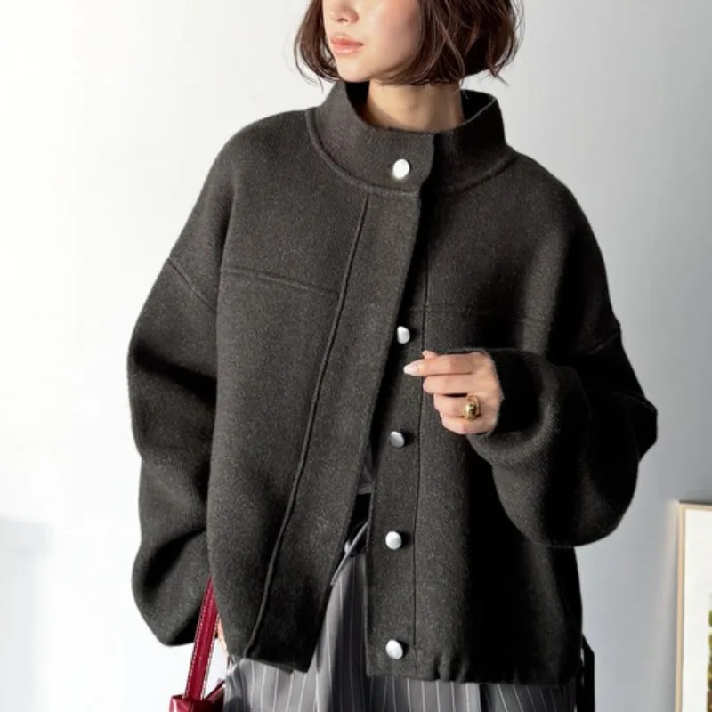 

Новая осенне-зимняя модная женская повседневная верхняя модная куртка-кардиган на шнурке