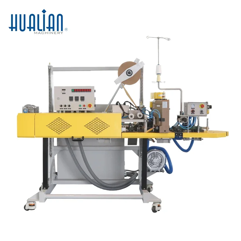 FBK-13DC Hualian Automatic Plastic Bags Continuous Heat Sealer Stitching Packing Machine  Industrial Sealing Machine