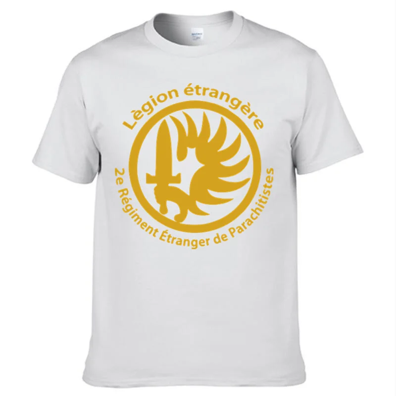 French Foreign Legion Special Forces War Army T-shirt Men Cotton Short Sleeve T Shirt Tees Tops Homme Camiseta