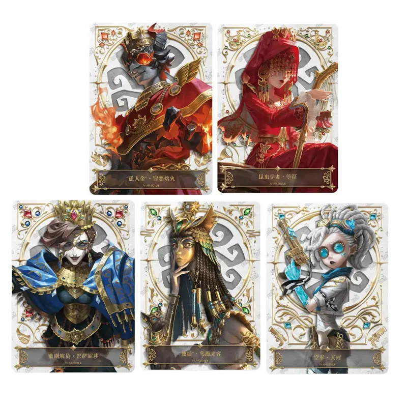 การ์ดสะสมอนิเมะแท้หายาก KAYOU Identity V ซีรีส์ 1 ซ่อนข้อมูล AR/AR/USR/TCR/QR/UR/SSR/SR/R/N ของขวัญวันเกิดสำหรับเด็ก